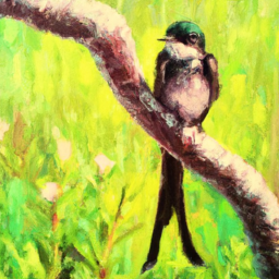 impressionist whimsical wildlife