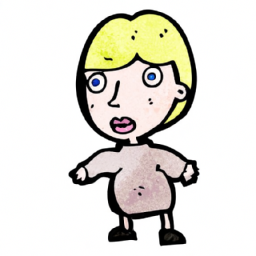 cartoon playful portrait