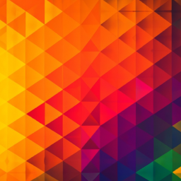 low poly vibrant abstract