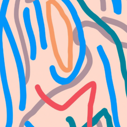 minimalist whimsical abstract