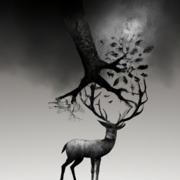 realistic dark wildlife