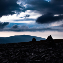 surrealist moody landscape
