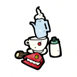 cartoon moody still life