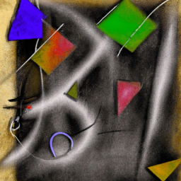 cubist playful abstract