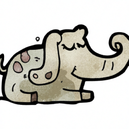 cartoon serene wildlife