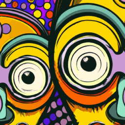 pop art surreal abstract
