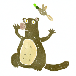 cartoon playful wildlife