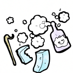 cartoon playful still life