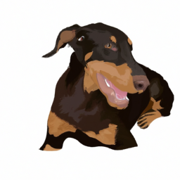 realistic detailed dog