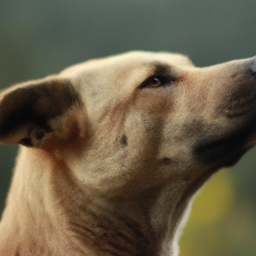 minimalist serene dog