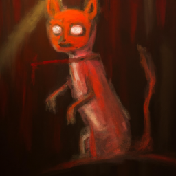 impressionist moody fantasy creature